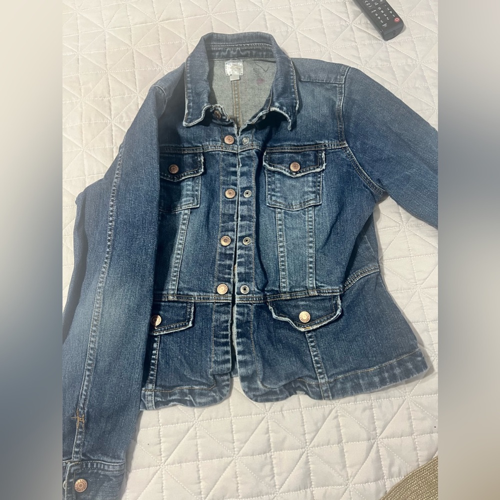 Vintage Old Navy Petite denim wash jacket